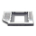 GEMBIRD Adapter HDD ramka 5,25'' na 2,5'' Slim 12mm MF-95-02 - 471278 - zdjęcie 2